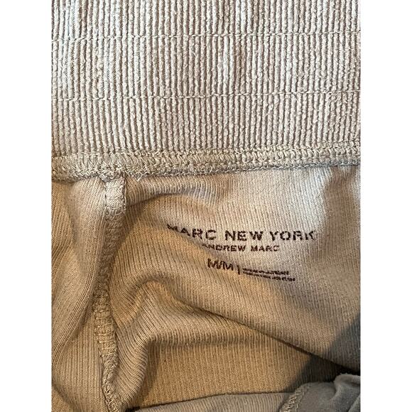 Andrew Marc NY Ribbed Gray Cuffed Sweatpants Mens M - Picture 3 of 4